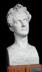 アルフォンスデラマルティーヌの胸像（1792-1869）1829（しっくい）